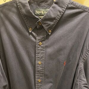Polo by Ralph Lauren classic button down in dark navy.